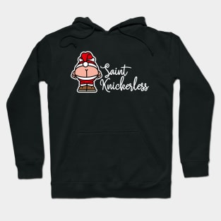 Knickerless funny mooning Santa Claus Christmas puns Hoodie